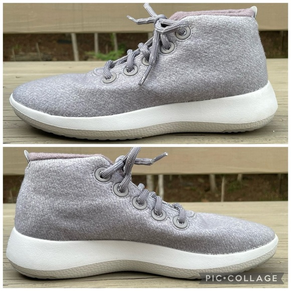 Allbirds Women's Wool Runner-up Mizzles - Medium Grey (Light Grey Sole) size 8 - Picture 11 of 16